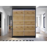 Ντουλάπα Camino IV Συρόμενη-Fusiko-Mavro