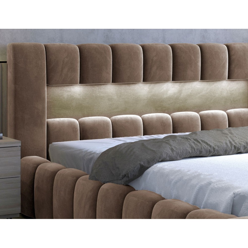 Επενδυμένο κρεβάτι Mercy-Kafe-140 x 200