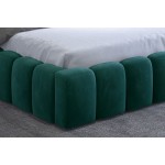 Επενδυμένο κρεβάτι Mercy-Prasino-180 x 200