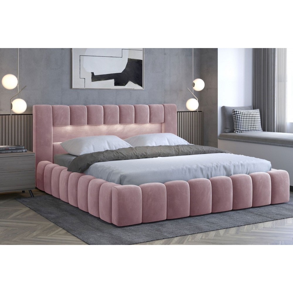 Επενδυμένο κρεβάτι Mercy-Roz-160 x 200