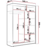 Ντουλάπα Lino V Συρόμενη-Fusiko-Leuko