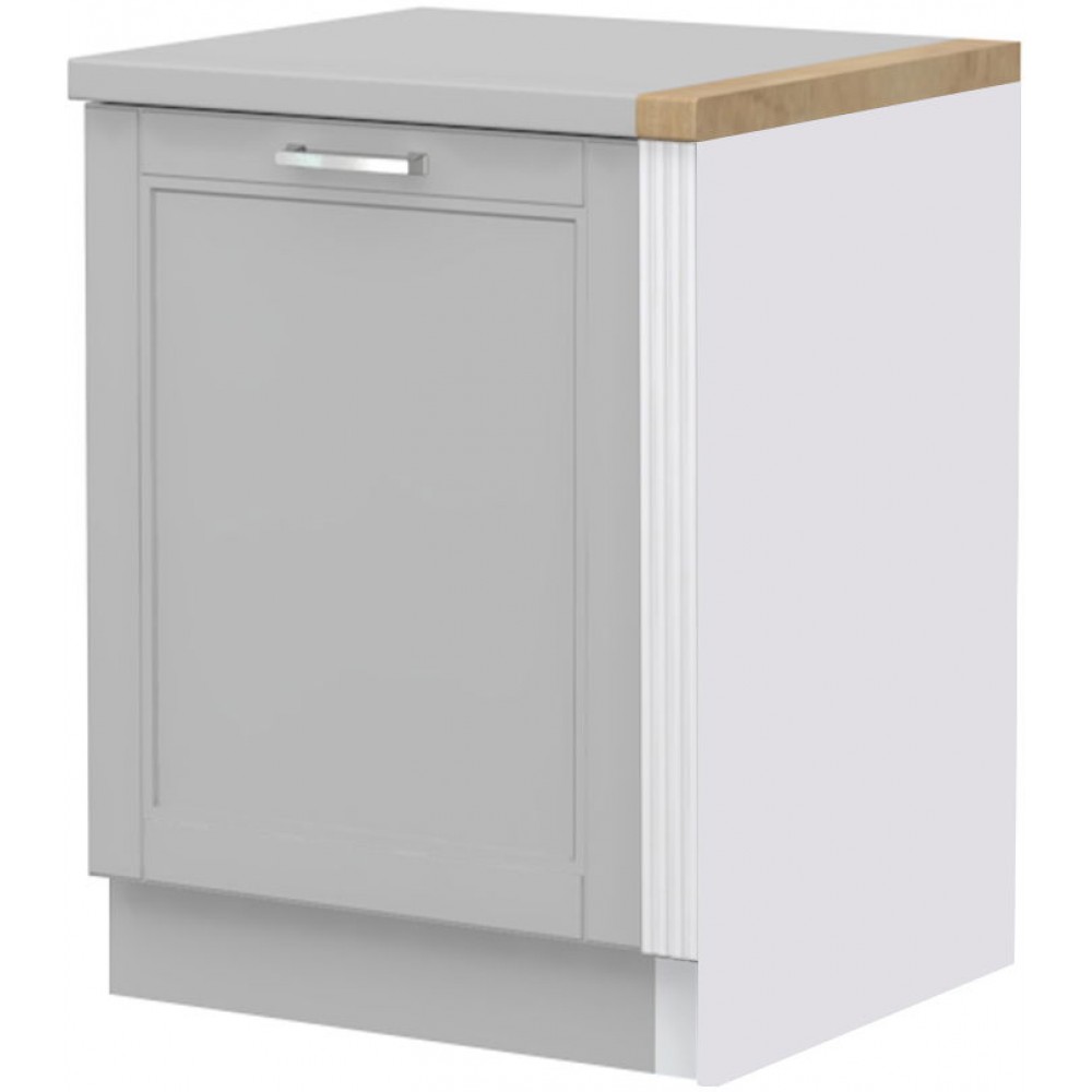 Διακοσμητική φάσα επιδαπέδιου ντουλαπιού Tahoma STB-R-Λευκό ματ