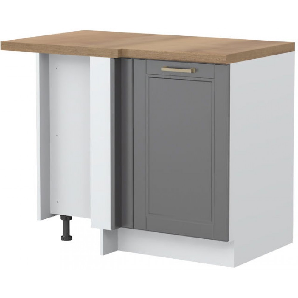 Επιδαπέδιο γωνιακό ντουλάπι Tahoma R-UG-1K-Γραφίτης