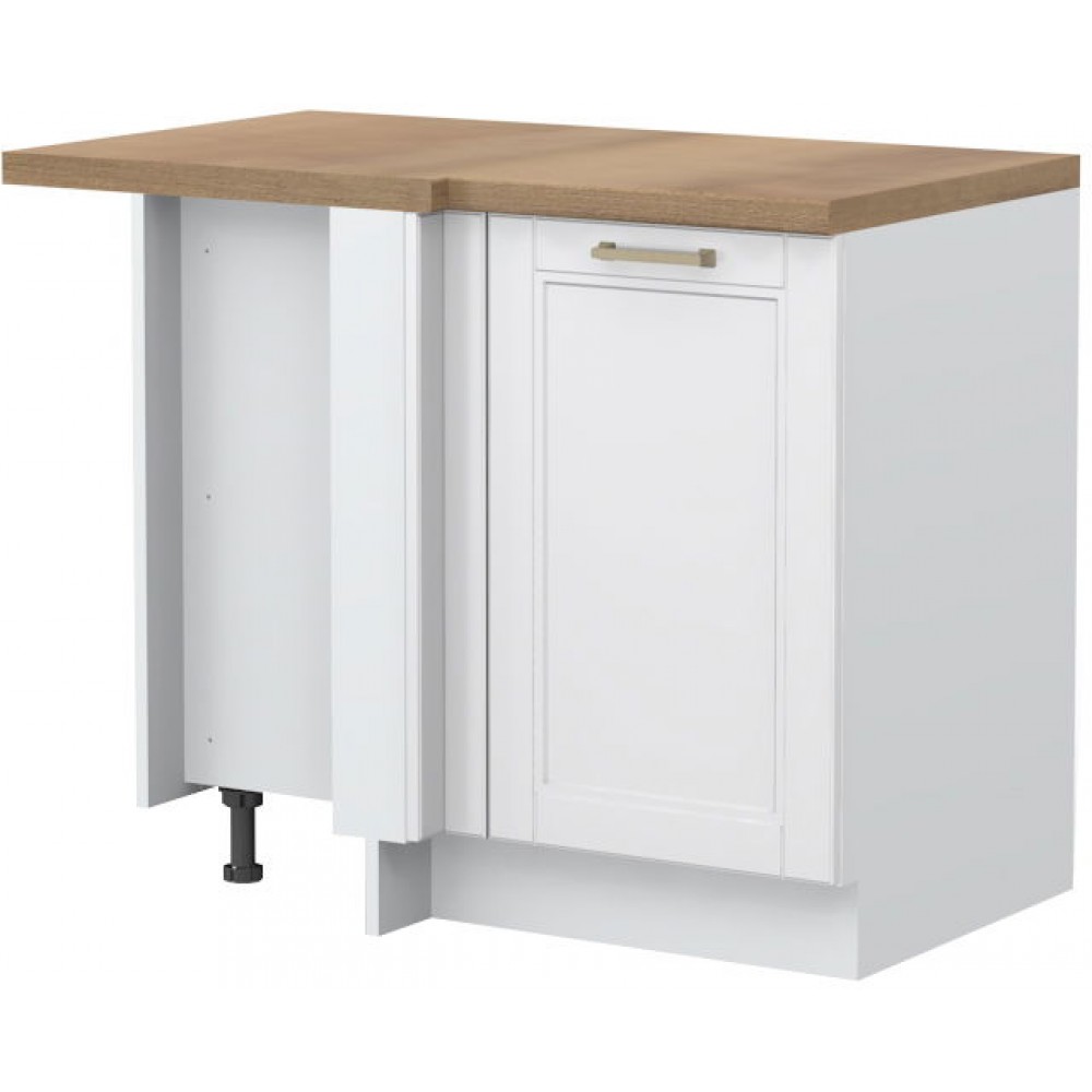 Επιδαπέδιο γωνιακό ντουλάπι Tahoma R-UG-1K-Λευκό ματ