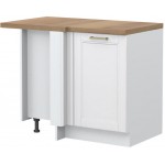 Επιδαπέδιο γωνιακό ντουλάπι Tahoma R-UG-1K-Λευκό ματ