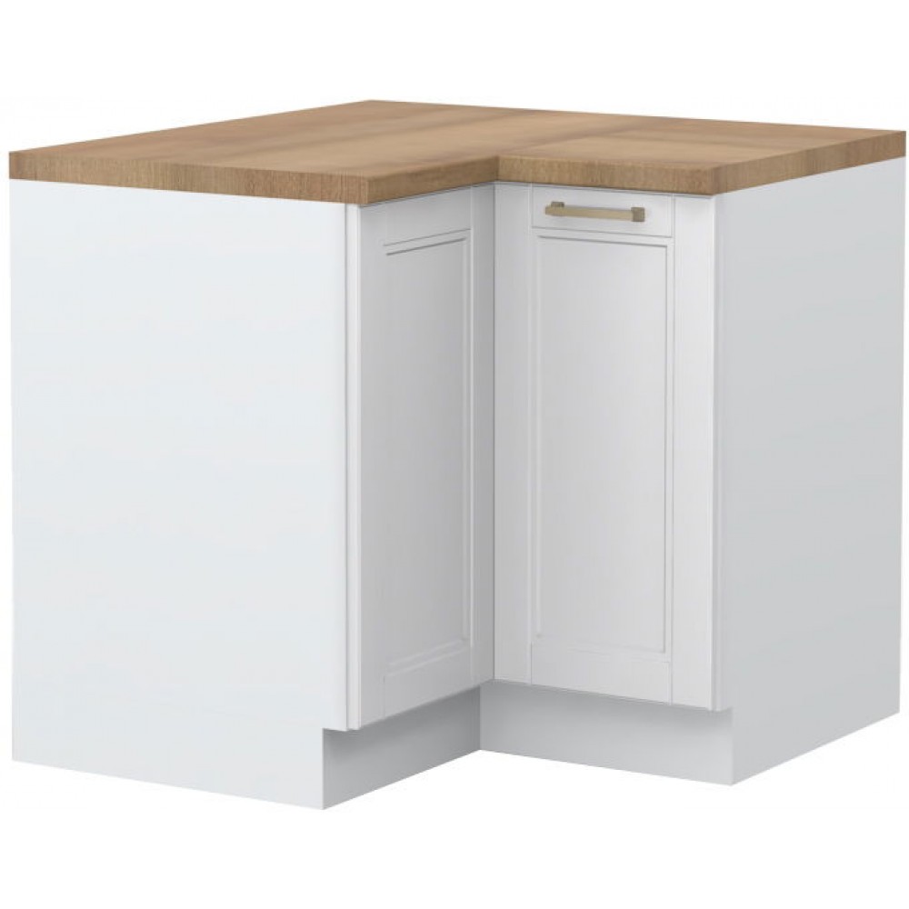 Επιδαπέδιο γωνιακό ντουλάπι Tahoma R-UG-2K-Λευκό ματ