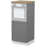 Επιδαπέδιο ντουλάπι φούρνου ψηλό Tahoma K14-60-1KR-Γραφίτης