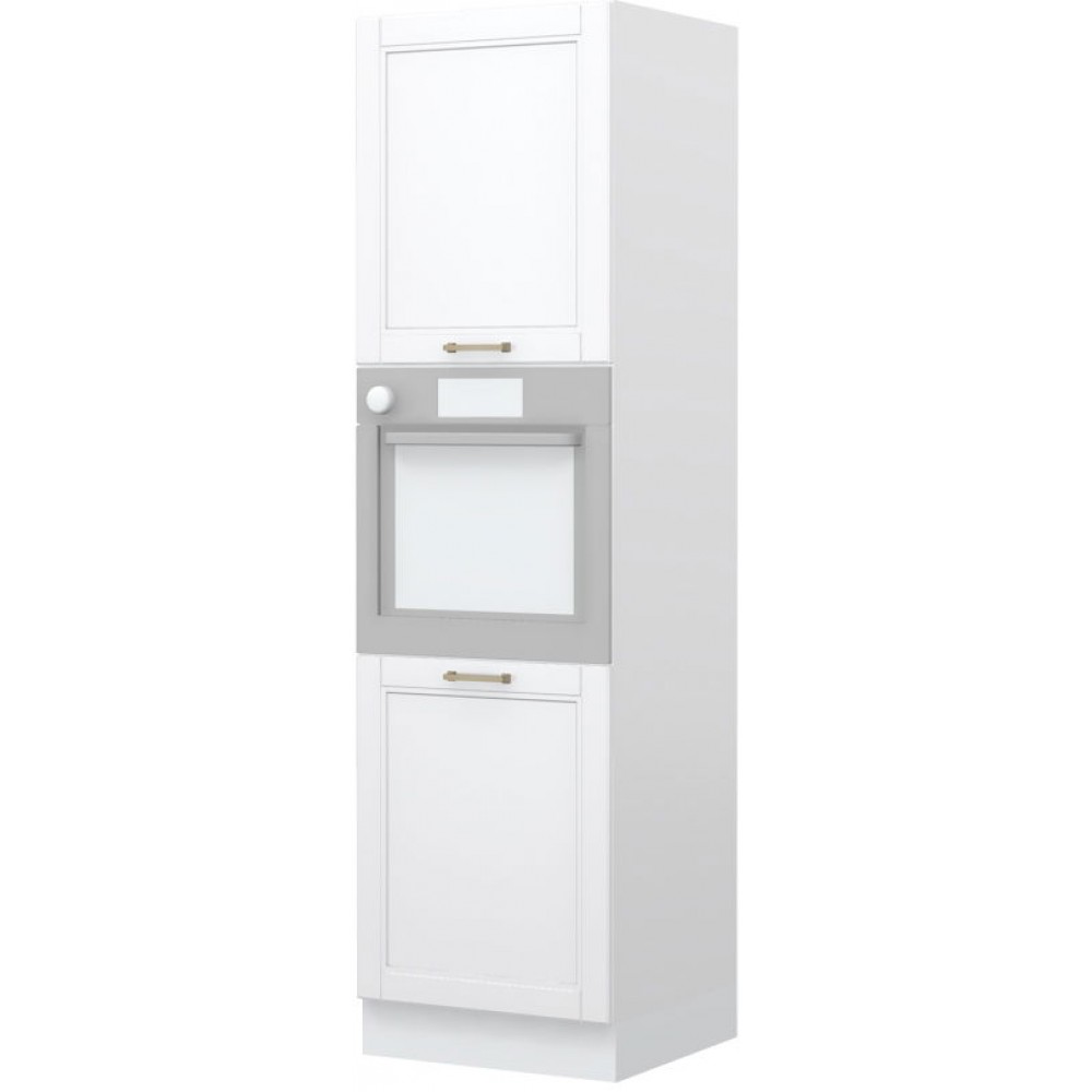 Επιδαπέδιο ντουλάπι φούρνου ψηλό Tahoma K21-60-2KR-Λευκό ματ