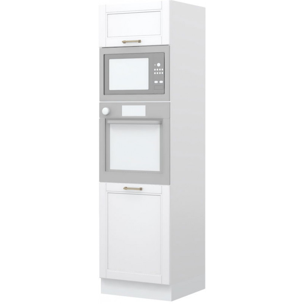 Επιδαπέδιο ντουλάπι φούρνου ψηλό Tahoma K21-60-2MB-Λευκό ματ