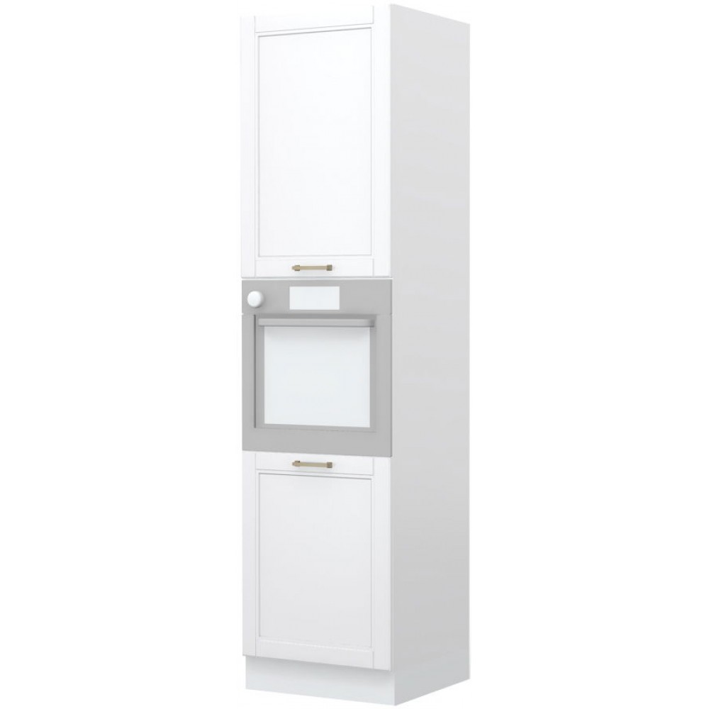 Επιδαπέδιο ντουλάπι φούρνου ψηλό Tahoma K23-60-2KR-Λευκό ματ