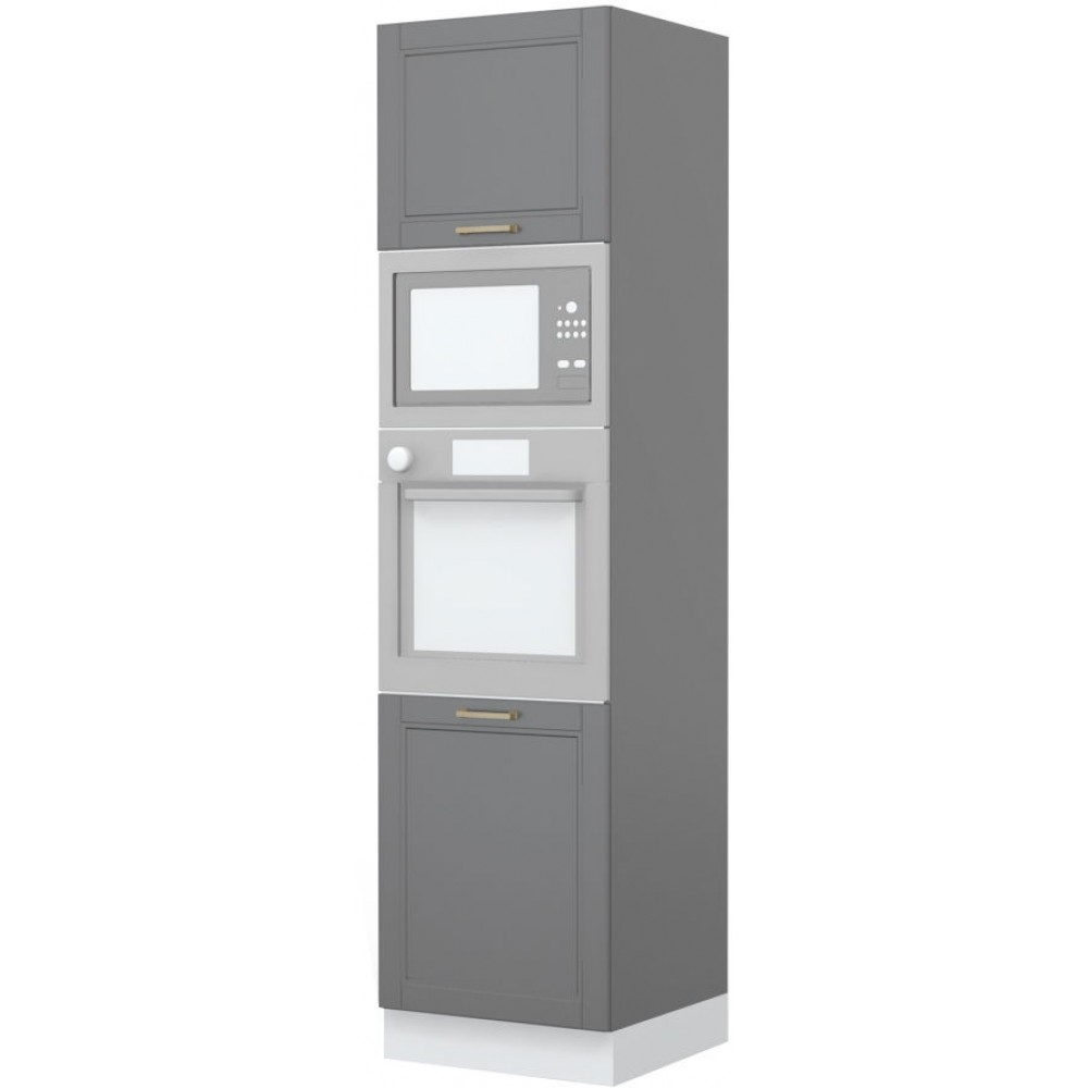 Επιδαπέδιο ντουλάπι φούρνου ψηλό Tahoma K23-60-2MB-Γραφίτης