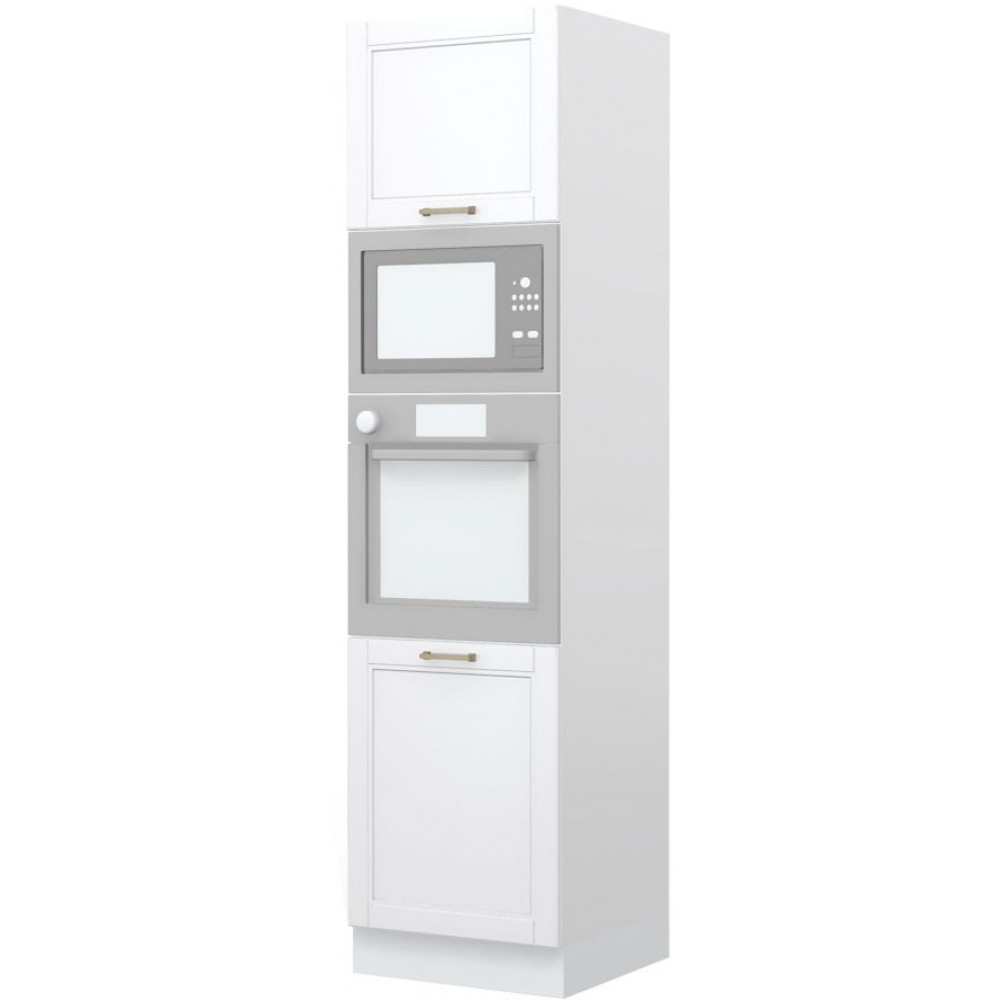 Επιδαπέδιο ντουλάπι φούρνου ψηλό Tahoma K23-60-2MB-Λευκό ματ