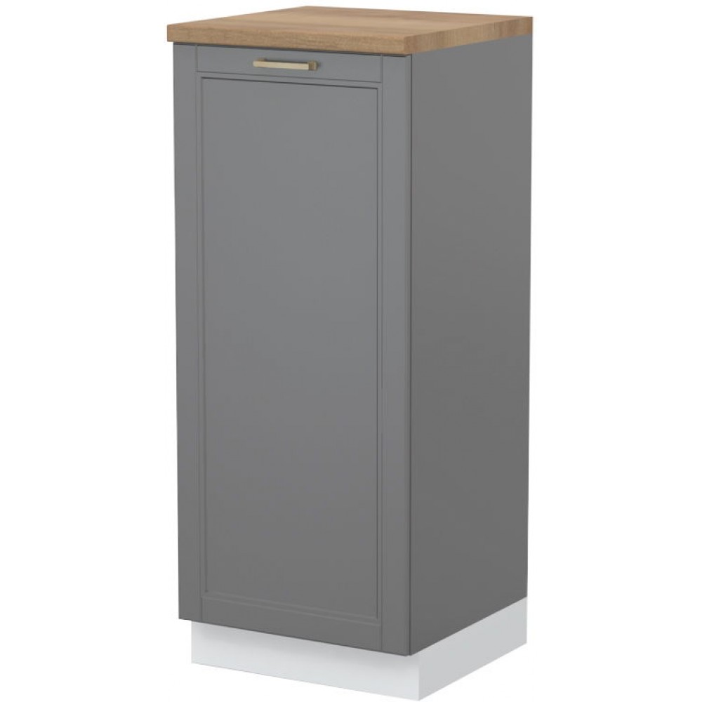 Επιδαπέδιο ντουλάπι ψηλό Tahoma K14-60-1KF-Γραφίτης