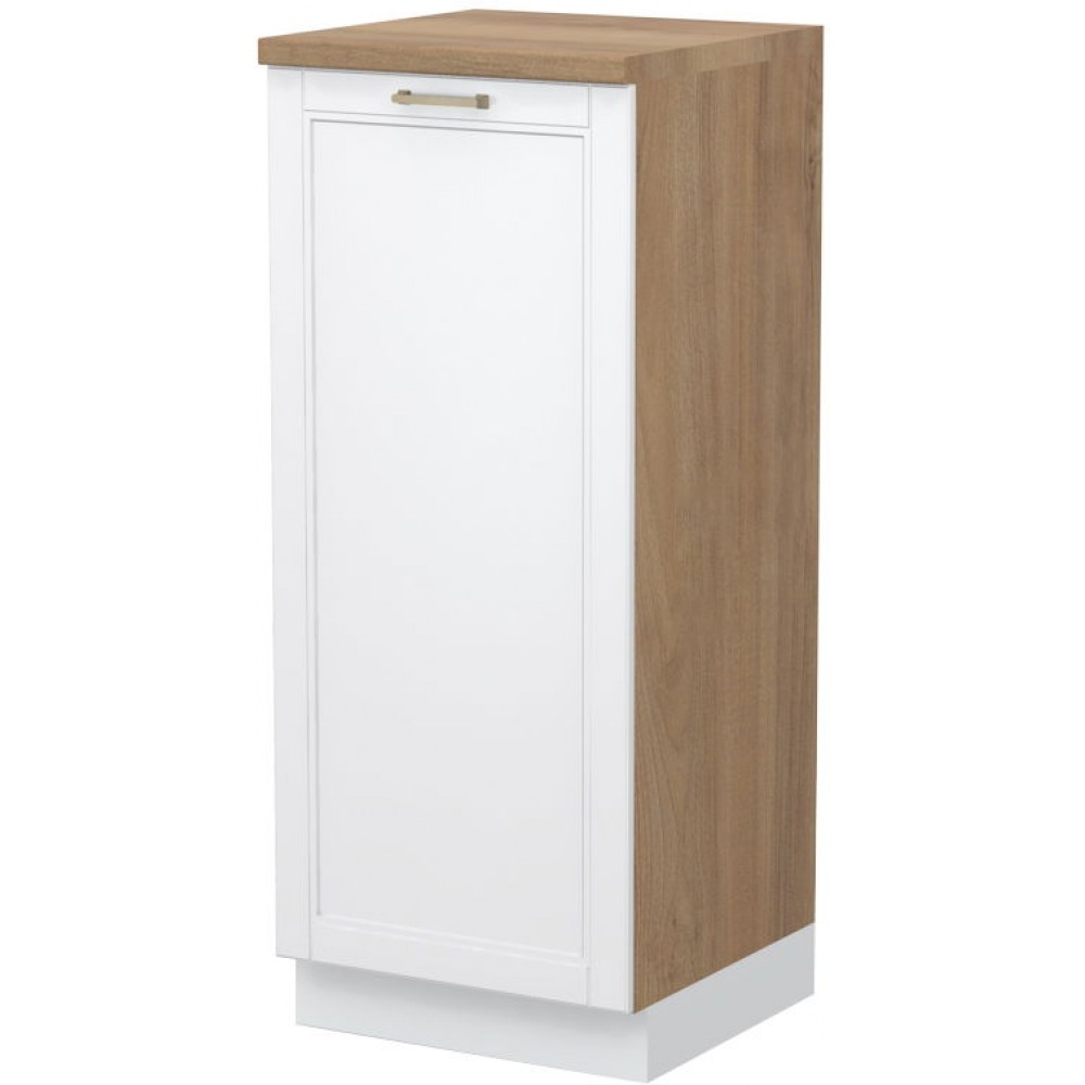 Επιδαπέδιο ντουλάπι ψηλό Tahoma K14-60-1KF-Καρυδί - Λευκό ματ