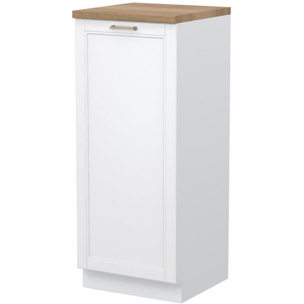 Επιδαπέδιο ντουλάπι ψηλό Tahoma K14-60-1KF-Λευκό - Λευκό ματ