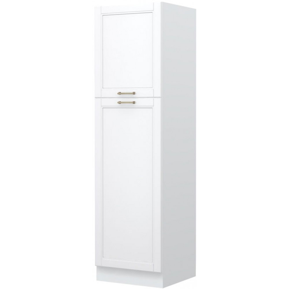 Επιδαπέδιο ντουλάπι ψηλό Tahoma K21-60-2KF-Λευκό - Λευκό ματ