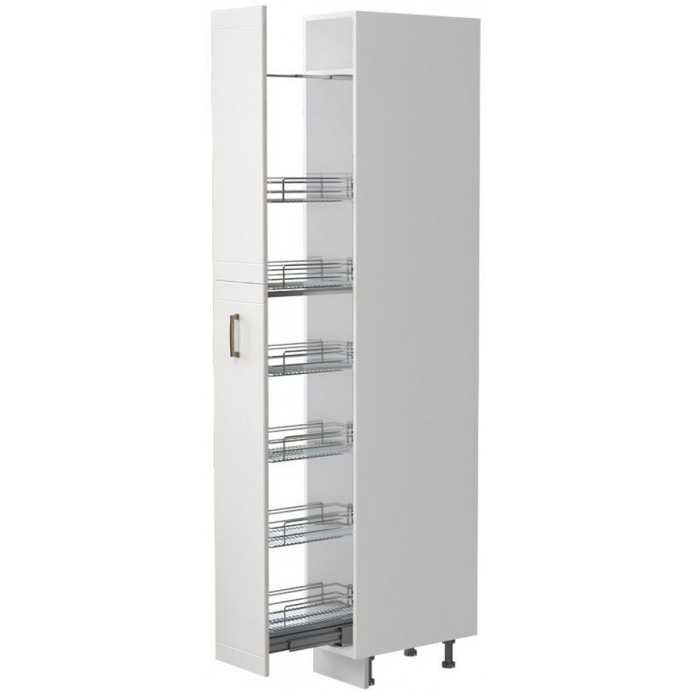 Επιδαπέδιο ντουλάπι ψηλό Tahoma K23-30-1KZ-Λευκό ματ