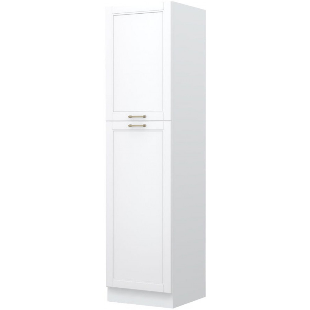 Επιδαπέδιο ντουλάπι ψηλό Tahoma K23-60-2KF-Λευκό - Λευκό ματ