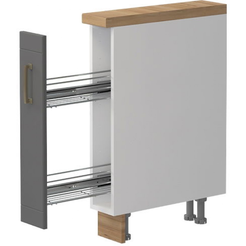 Επιδαπέδιο ντουλάπι Tahoma R-15-1K-Γραφίτης