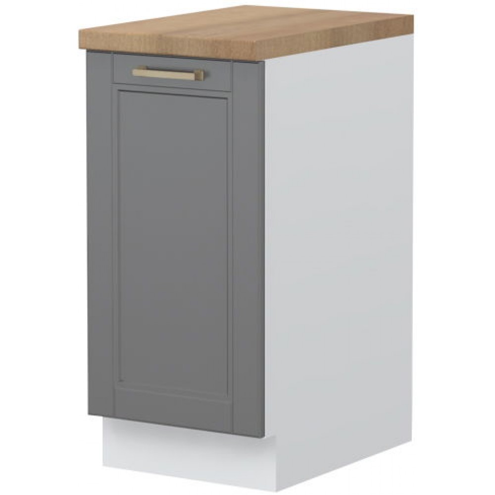 Επιδαπέδιο ντουλάπι Tahoma R-40-1K-Γραφίτης