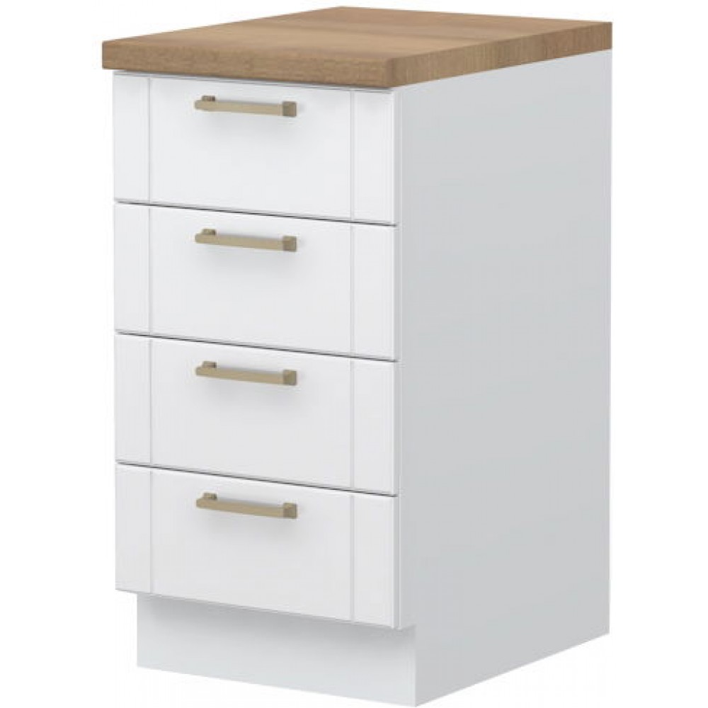 Επιδαπέδιο ντουλάπι Tahoma R-45-4F-Λευκό ματ