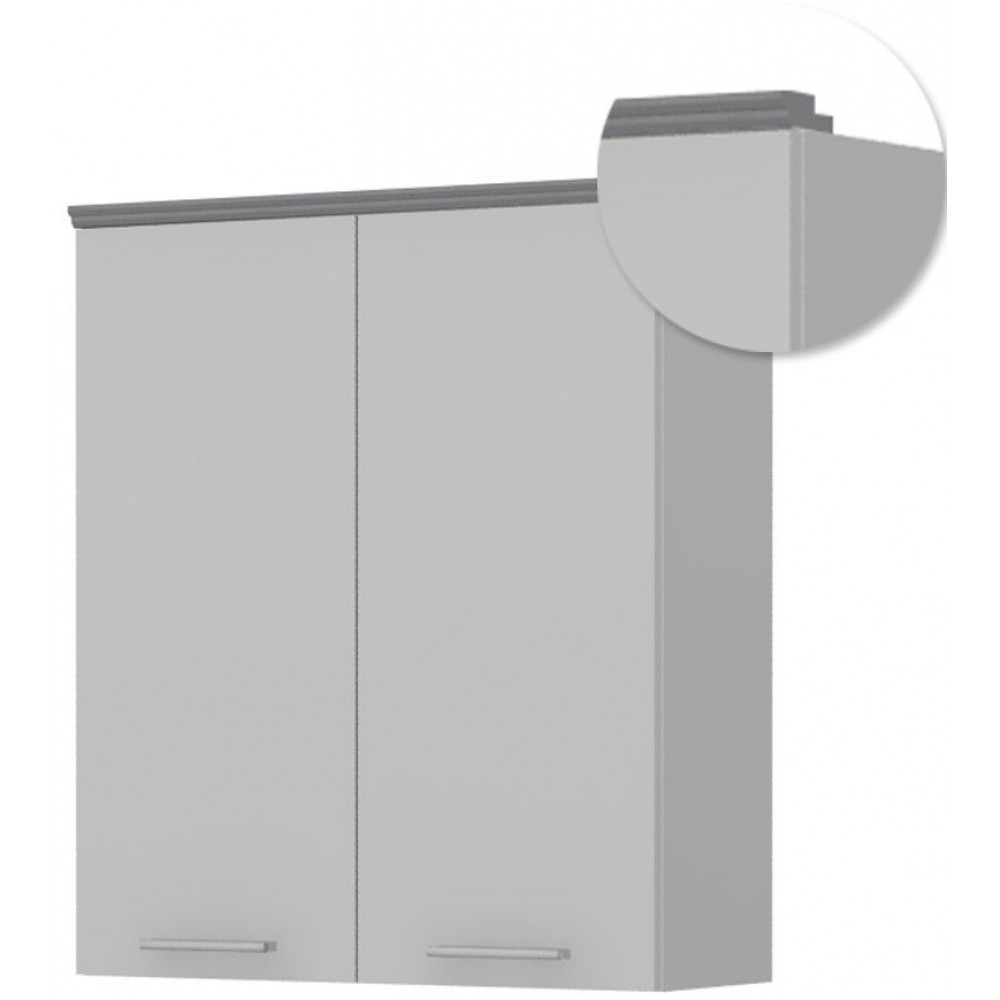 Κορνίζα κρεμαστών ντουλαπιών Tahoma ZL-Μήκος: 280 εκ.-Γραφίτης