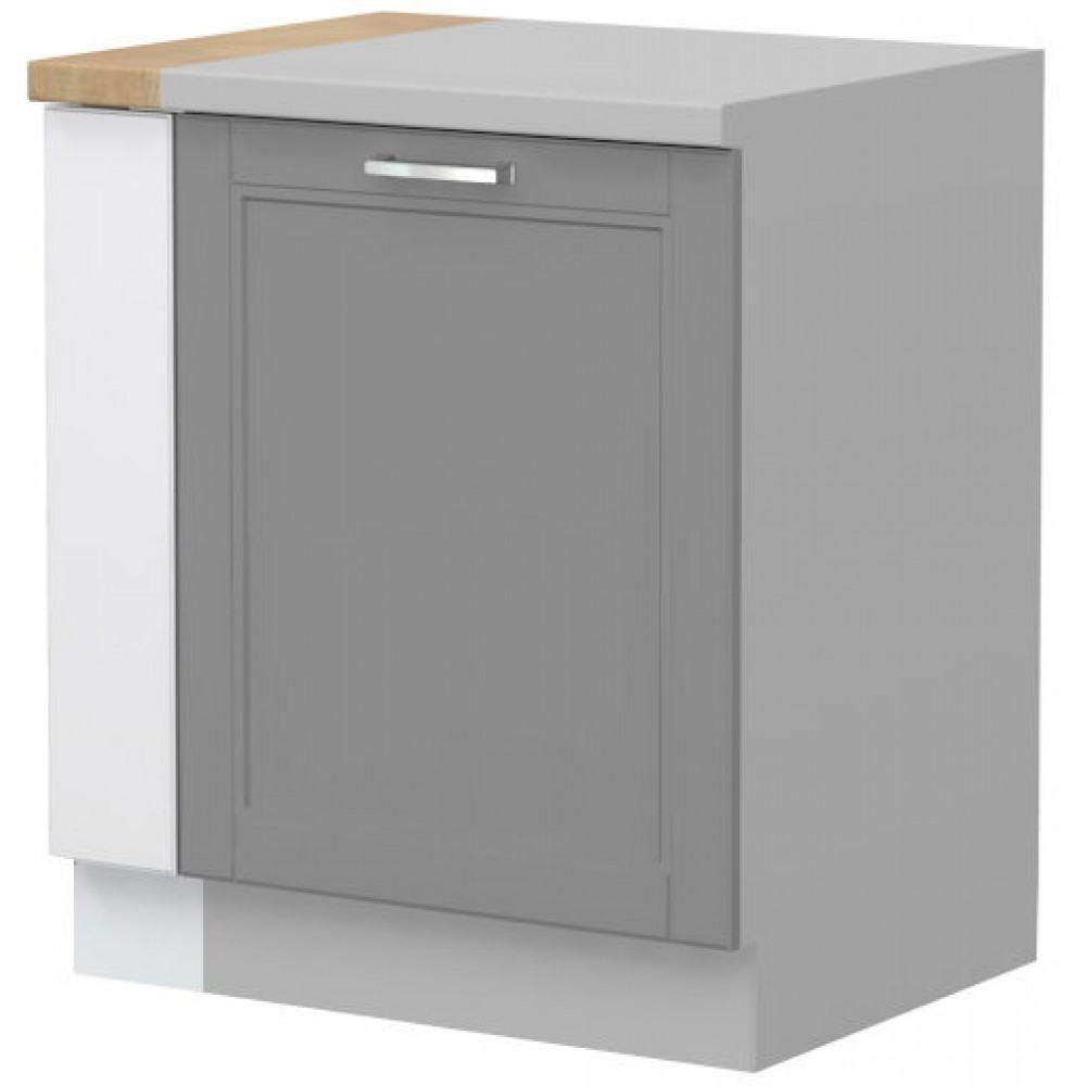 Προσαρμόσιμη επέκταση επιδαπέδιου ντουλαπιού Tahoma R-Λευκό ματ