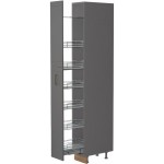 Επιδαπέδιο ντουλάπι ψηλό Tahoma K23-30-1KZ 30x60x235