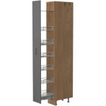 Επιδαπέδιο ντουλάπι ψηλό Tahoma K23-30-1KZ 30x60x235