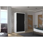 Ντουλάπα Culpa 100 συρόμενη-Leuko-Mauro 100x58x200