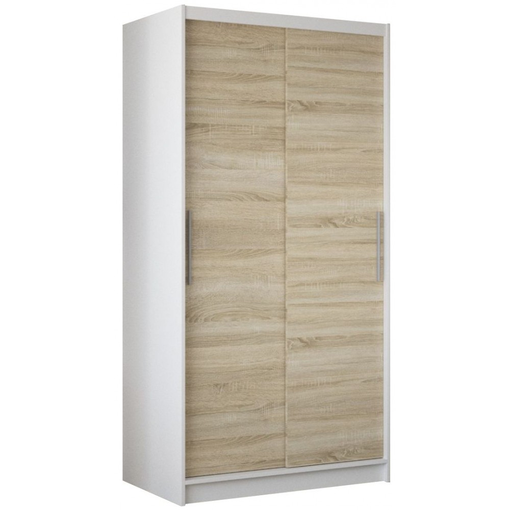 Ντουλάπα Culpa 100 συρόμενη-Leuko Fusiko 100x58x200