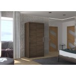 Ντουλάπα Culpa 100 συρόμενη-Sokolati 100x58x200