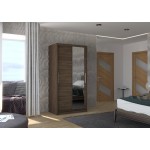 Ντουλάπα Condra 100 συρόμενη-Sokolati 100x58x200