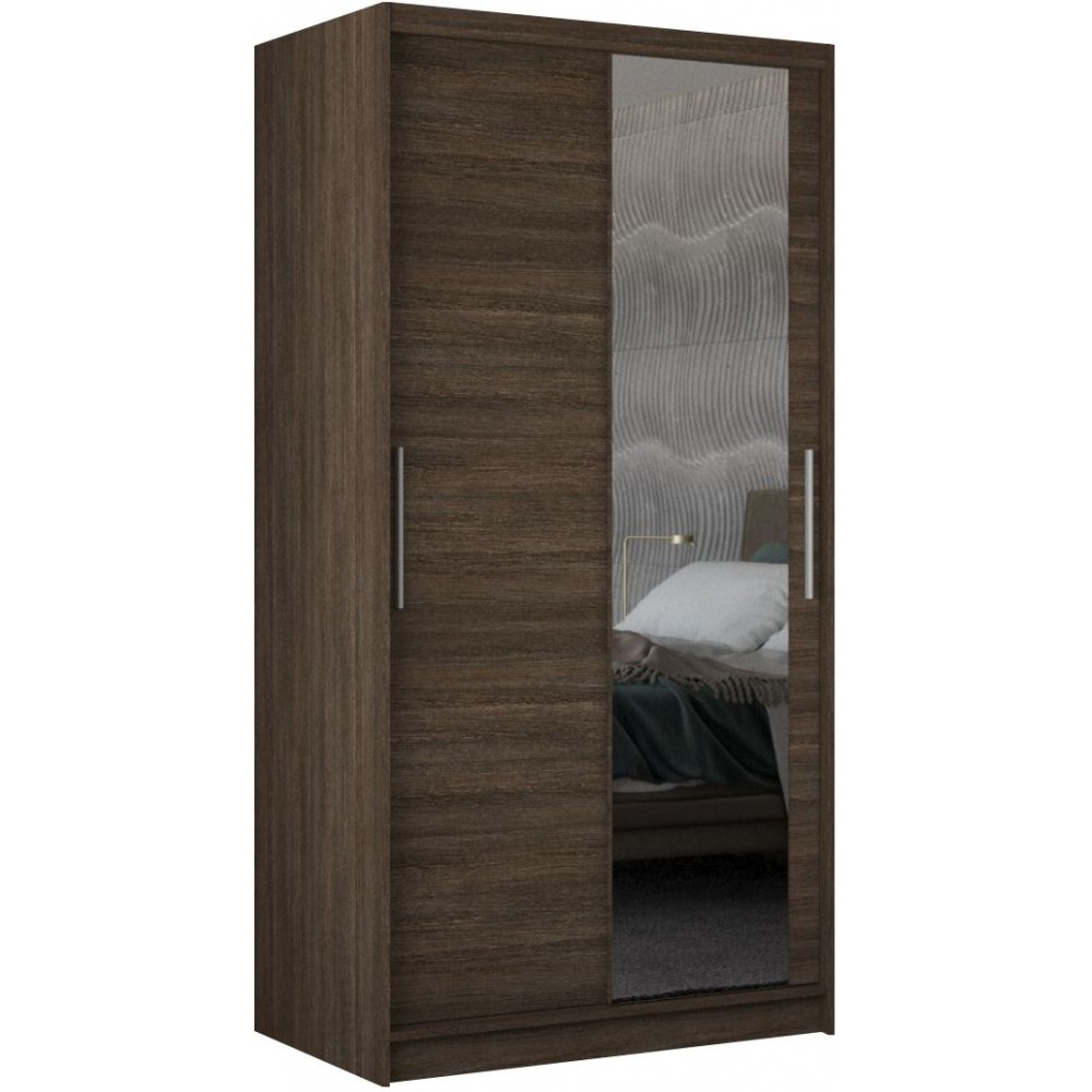 Ντουλάπα Condra 100 συρόμενη-Sokolati 100x58x200