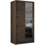 Ντουλάπα Condra 100 συρόμενη-Sokolati 100x58x200