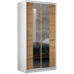 Ντουλάπα Drogo 100 συρόμενη-Leuko-Artisan 100x58x200