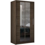 Ντουλάπα Drogo 100 συρόμενη-Sokolati 100x58x200