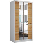 Ντουλάπα Sosa 100 συρόμενη-Leuko-Artisan 100x58x200