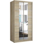 Ντουλάπα Sosa 100 συρόμενη-Fusiko 100x58x200