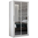 Ντουλάπα Nubia 100 συρόμενη-Leuko 100x58x200