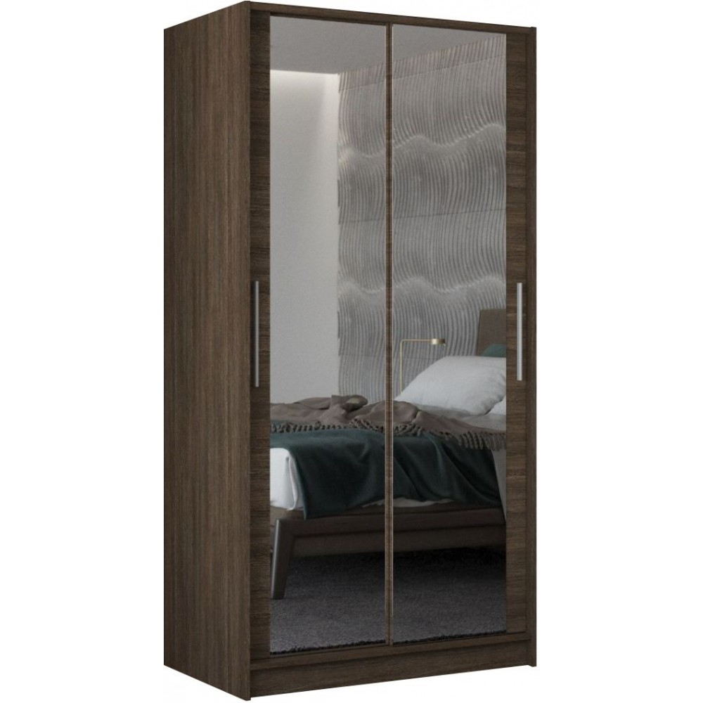 Ντουλάπα Nubia 100 συρόμενη-Sokolati 100x58x200