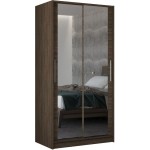 Ντουλάπα Nubia 100 συρόμενη-Sokolati 100x58x200