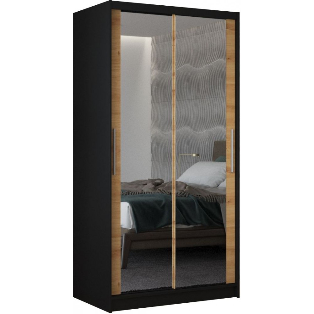 Ντουλάπα Nubia 100 συρόμενη-Mauro-Artisan 100x58x200