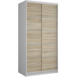 Ντουλάπα Frule 100 συρόμενη-Leuko Fusiko 100x58x200