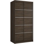 Ντουλάπα Frule 100 συρόμενη-Sokolati 100x58x200