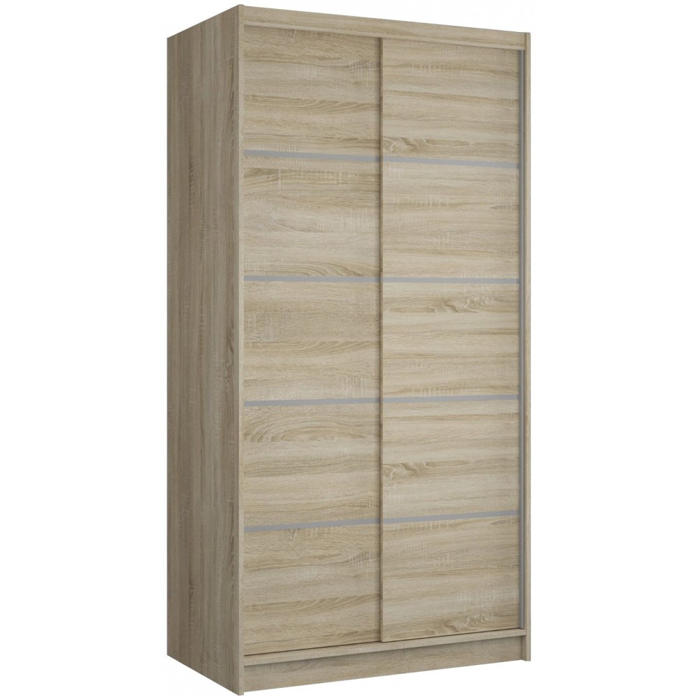 Ντουλάπα Frule 100 συρόμενη-Fusiko 100x58x200