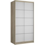 Ντουλάπα Frule 100 συρόμενη-Fusiko-Leuko 100x58x200