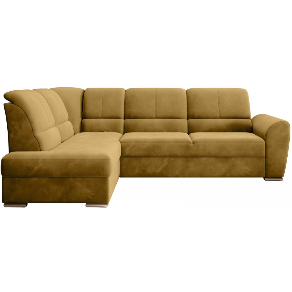 Γωνιακός καναπές Bisero-Moustardi-Αριστερή