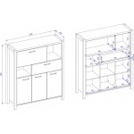 Μπουφές Amelie 3D1S1K