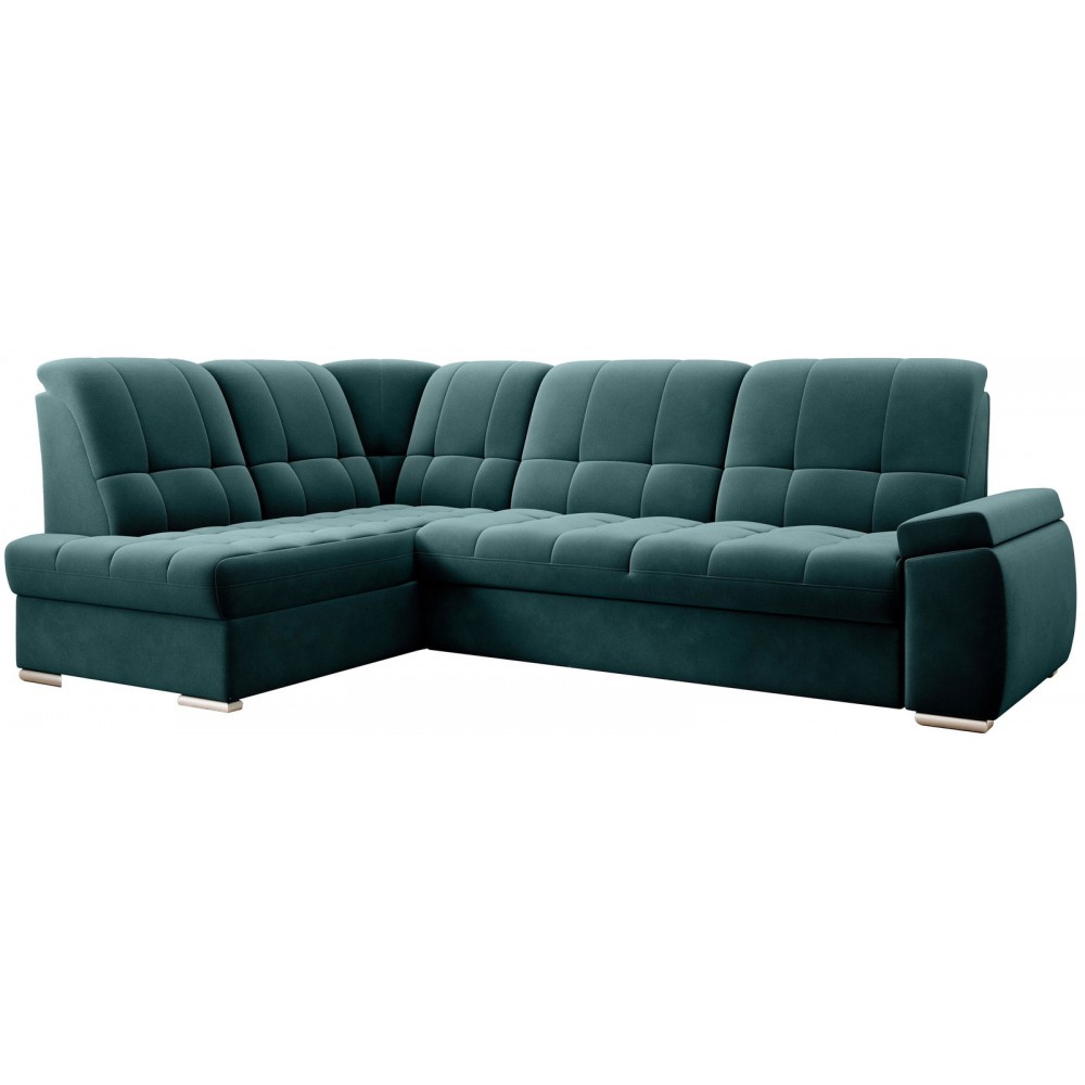 Γωνιακός καναπές Dorro-Petrol-Αριστερή